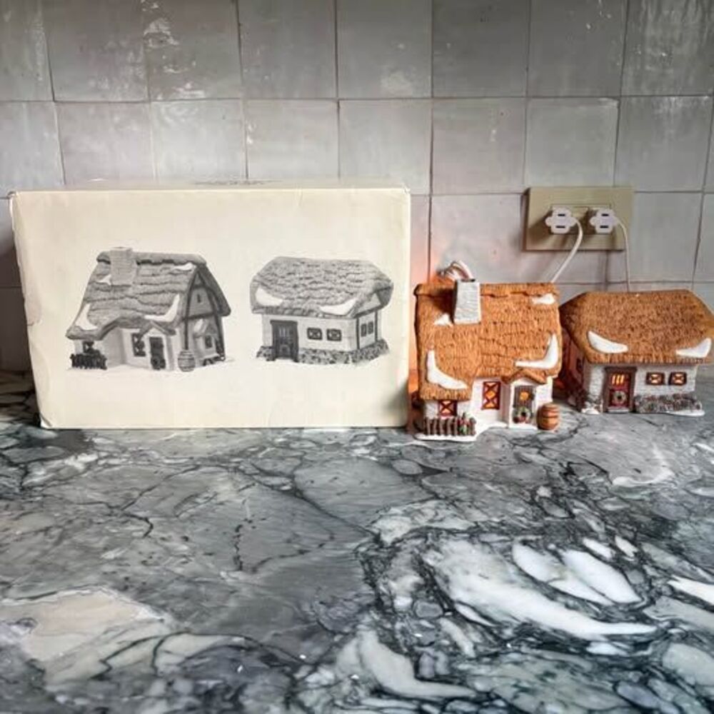 Dept. 56 Dickens Village Barley Bree Farm House s/2